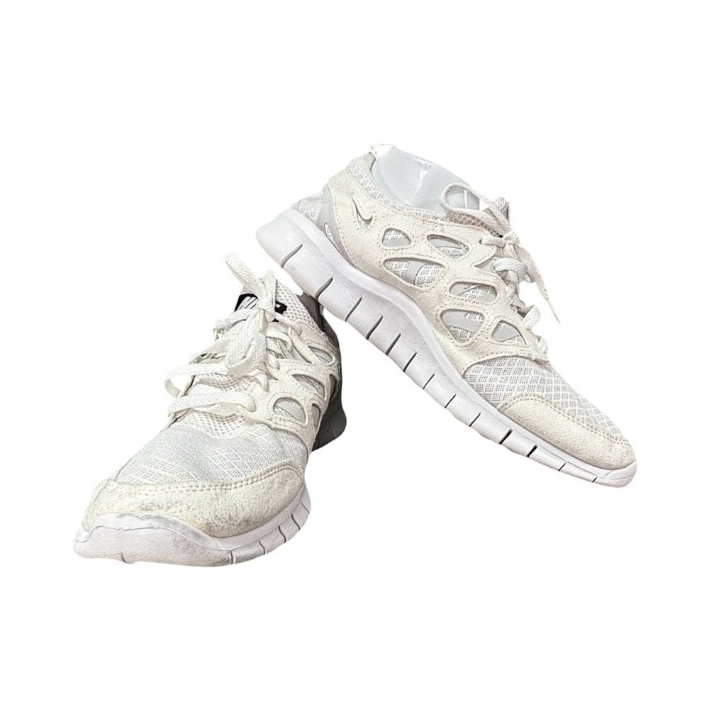 Nike Free Run+ 2 Womens Running Shoes White Mesh Size 9.5